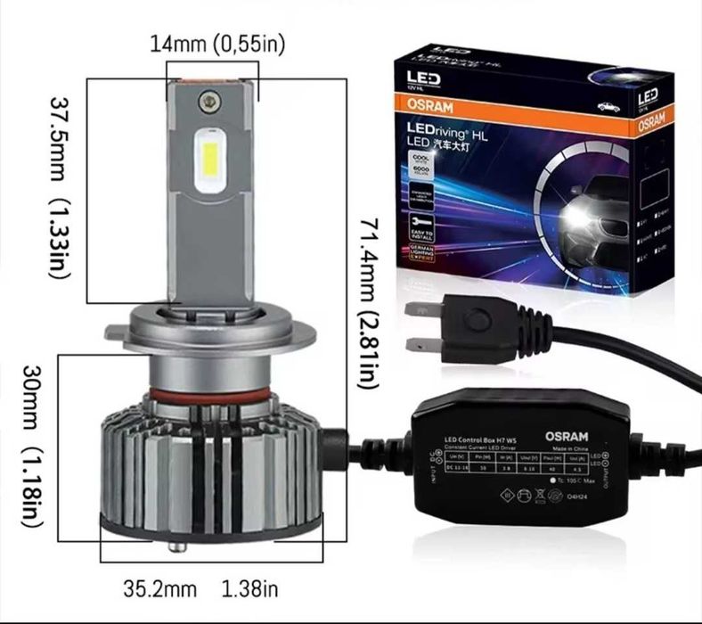Bec led h4 Osram