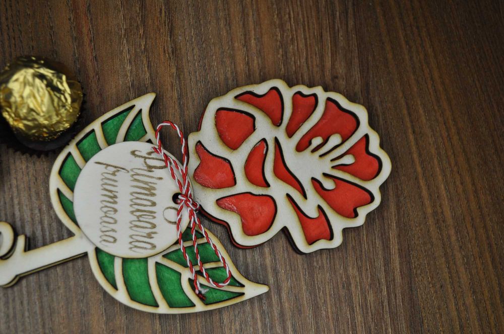 Vând Trandafir personalizat 1 Martie, 8 Martie ,Ziua mamei