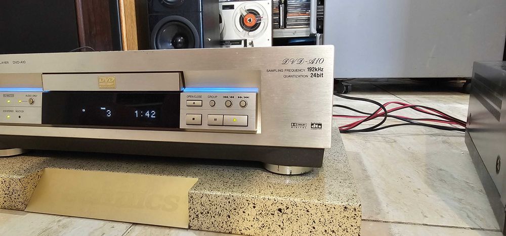 Technics DVD-A10 cap de serie, stare f.b, cu telecomanda si test