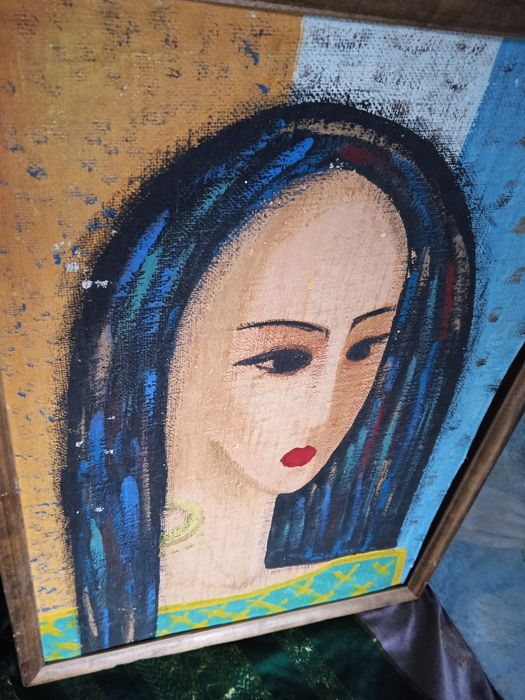 Картины маслом прекрасные девушки 45 см