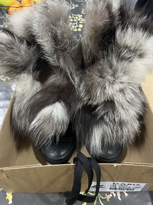 Дамски боти Daris N39 с естествен косъм