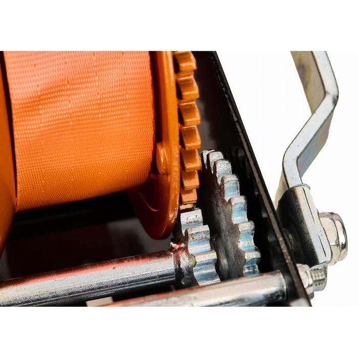 Troliu manual cu chinga 10m, capacitate 1588kg, latime 50mm, Kraft