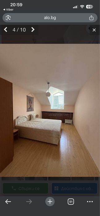 Дава се под наем Двустаен апартамент в Бургас, Център - 62 кв.м за 350 € - Снимка #1