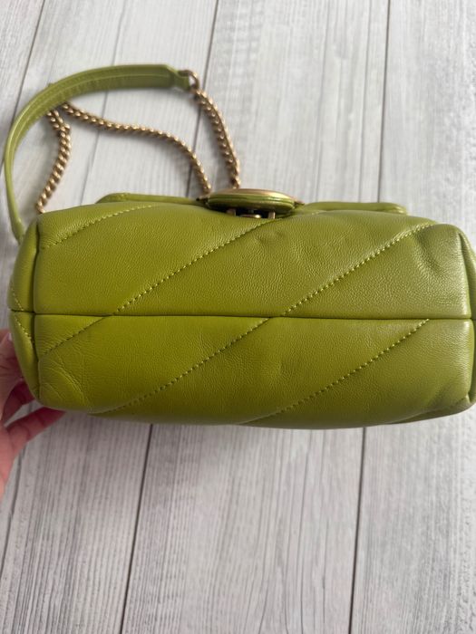 Кожена чанта Pinko Love Puff Baby