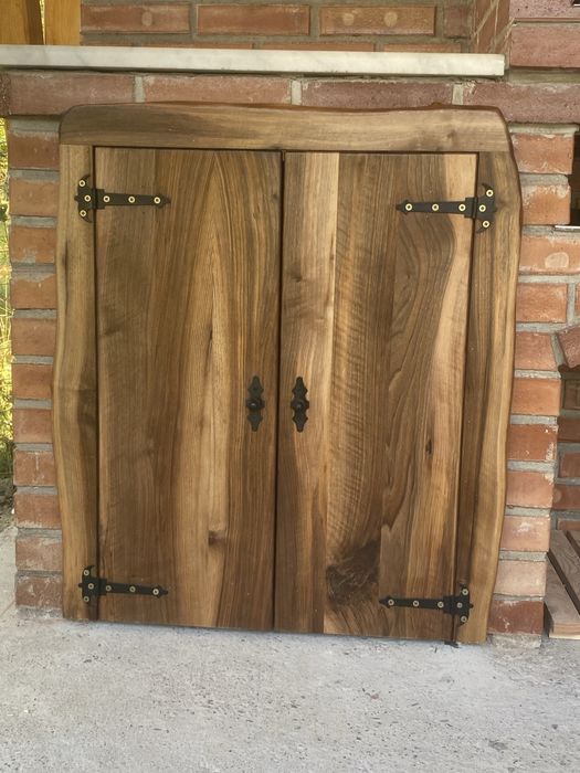 Usi de gratar lemn masiv premium la comanda