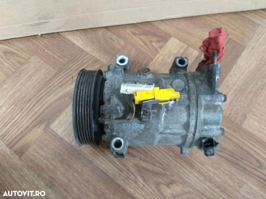 Compresor clima Citroen 1.6 hdi 9651911480 tip motor 9HZ 9HY 9HX euro