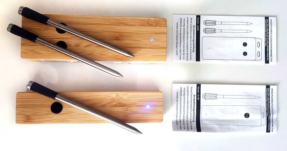 термометри 2бр за месо - wireless, smart, IP67