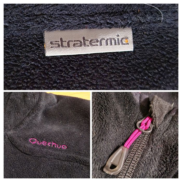 Bluză Tehnică Quechua, Polar 400g Stratermic, Buzunar Ski Pass, Damă S