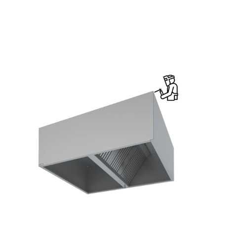 Аспирация 1м, 1,5 и 2м /чадъри за аспиратор  НЕРЪЖДАЕМА стомана