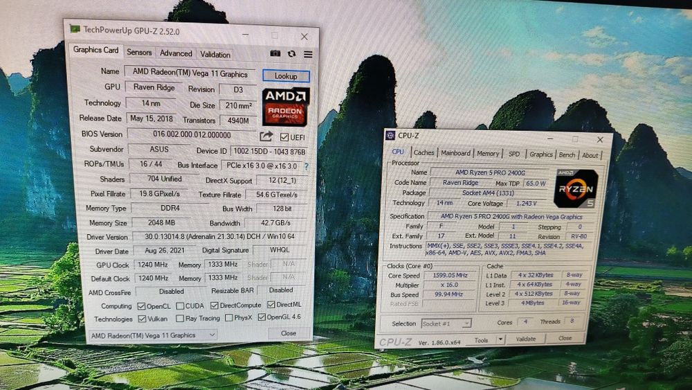 Calculator unitate gaming AMD Ryzen 5 2400g 16gb ram ssd hdd Vega11 2g