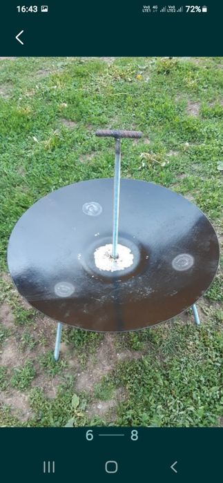 Gratar inox, tăiat în Plasma ceaun disc