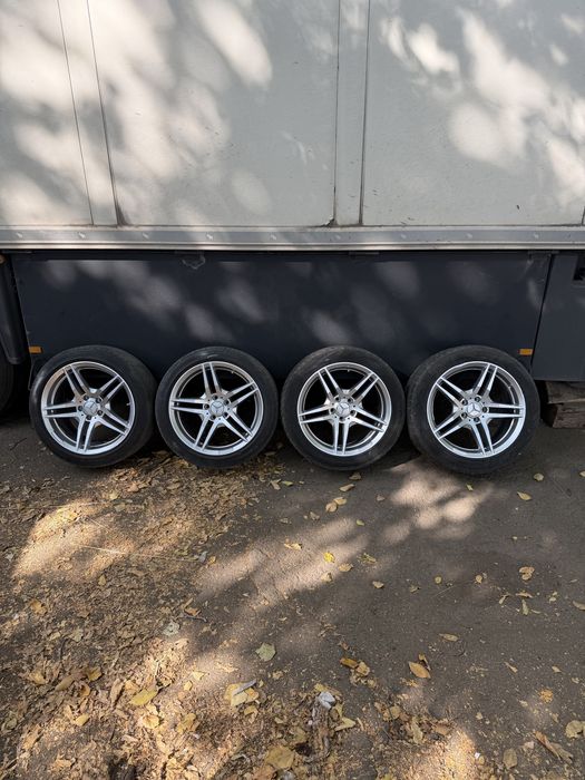 Титановые диски мерседес r18
