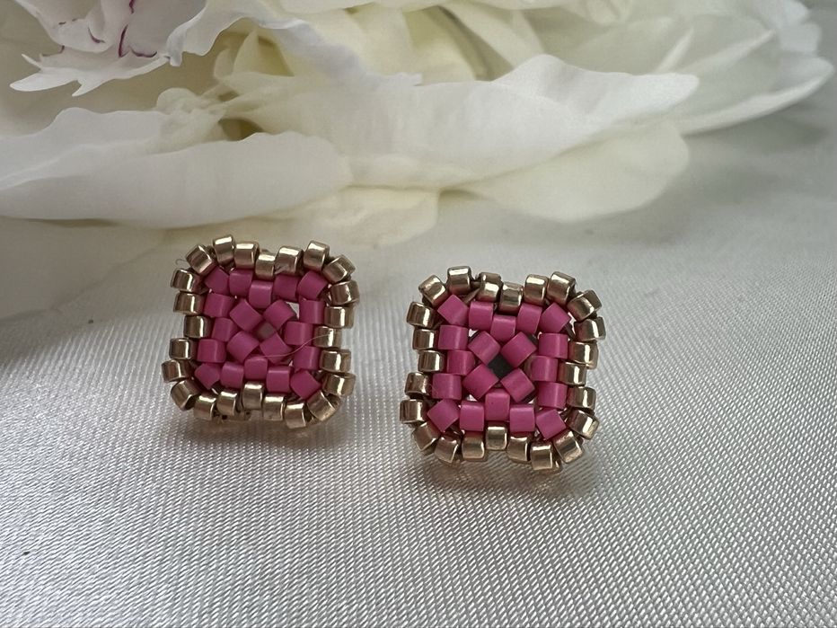 Ръчно направени обеци от мъниста