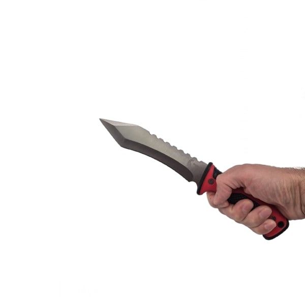 Cutit tactic de vanatoare, Snake Eye Red, 30 cm, teaca inclusa