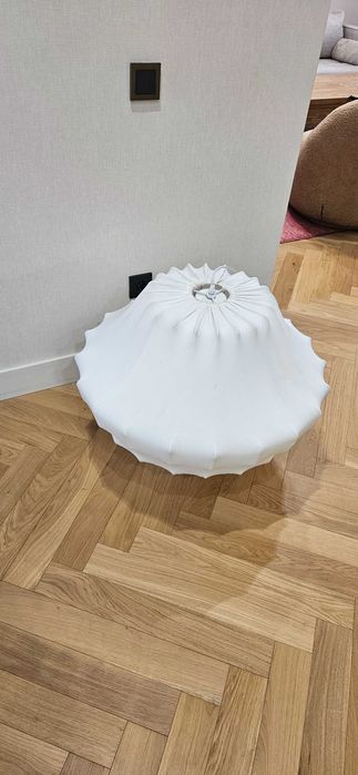 Люстра с тканевы абажуром