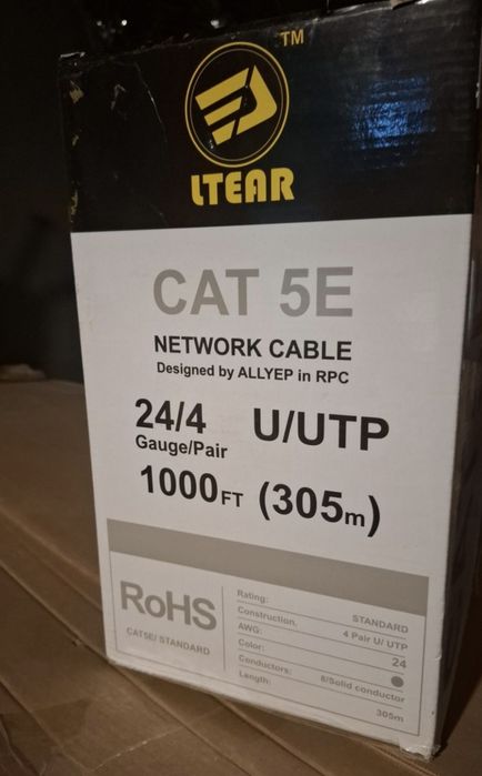 Интернет кабель UTP 8x0.51 305 м