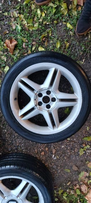 Джанти Seat Starfish 17' 5х100 с летни гуми Dunlop dot 2020