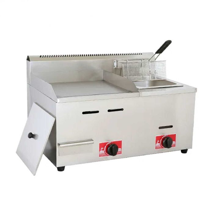 Plita pe gaz 2 in 1 : plita+ friteuza TRANSPORT GRATUIT