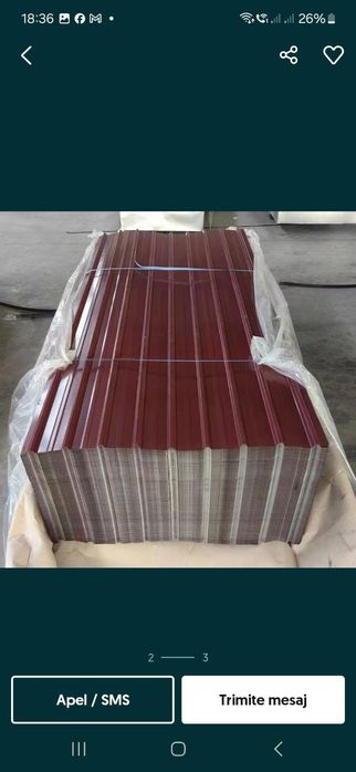 Tablă colorată maro