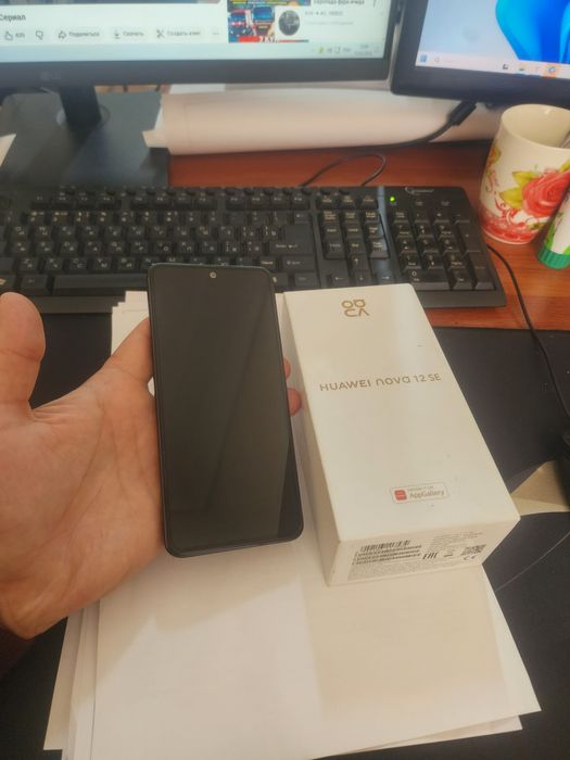 Huawei nova 12SE 12/256gb(2025)ideal ochilmagan usta kurmagan