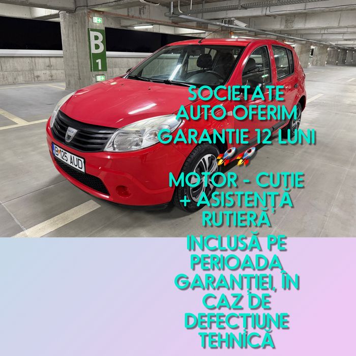 Dacia Sandero 2011, 1.2 benzină, Euro 5, 132.000 km reali, garanție