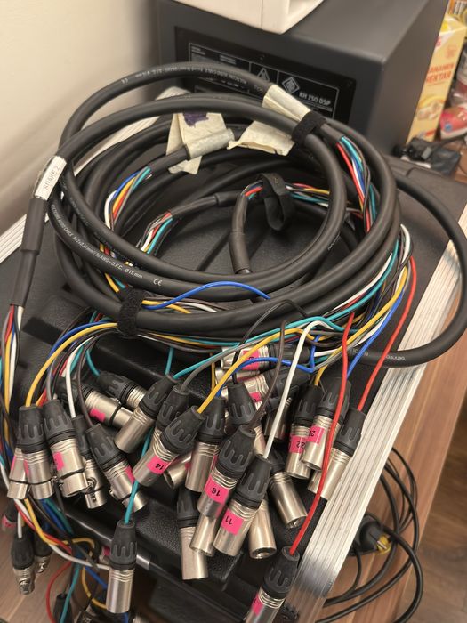 Lot 3 multicore Behringer 8 canale XLR
