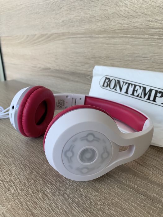 Слушалки със светлина (розов )Bontempi