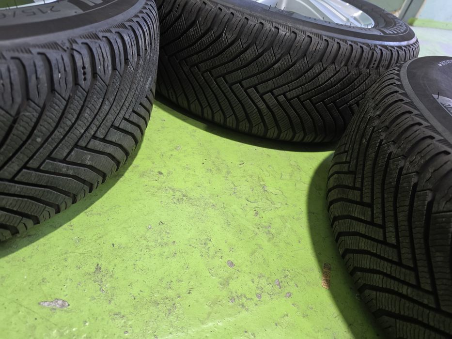 16 5x112 Vw Touran Caddy Passat B8 Skoda лети джанти 5х112 215/60/16 Michelin  зимни гуми зимен комплект