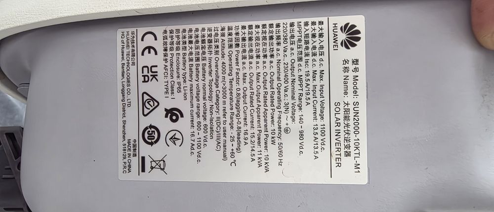 Invertor Huawei SUN2000-10KTL-M1