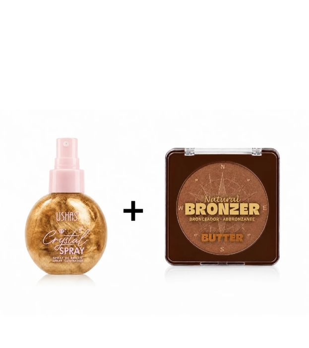 Pachet Bronzer + Iluminator