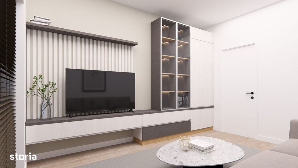 Apartament cu 2 camere, decomandat, etaj 3, 61mp, 99.800 euro