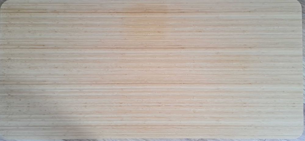 Masă IKEA ANFALLARE bambus + picioare OLOV reglabile – stare foarte bună