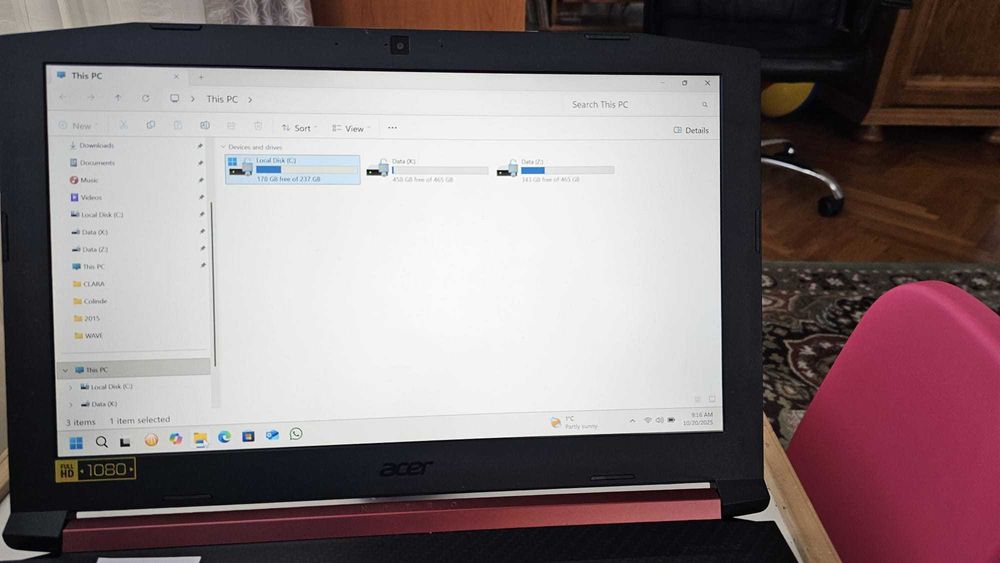 Acer Nitro 5 AN515-52, nefolosit ultimii4 ani.