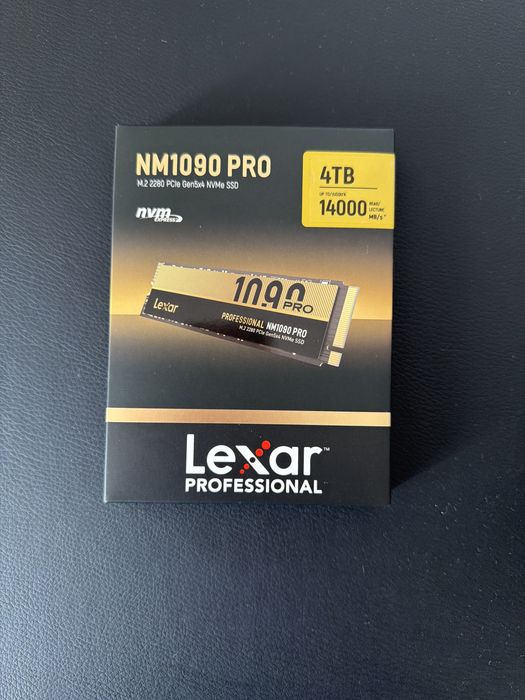 NOU sigilat 4TB Gen 5 SSD Lexar NM 1090 PRO