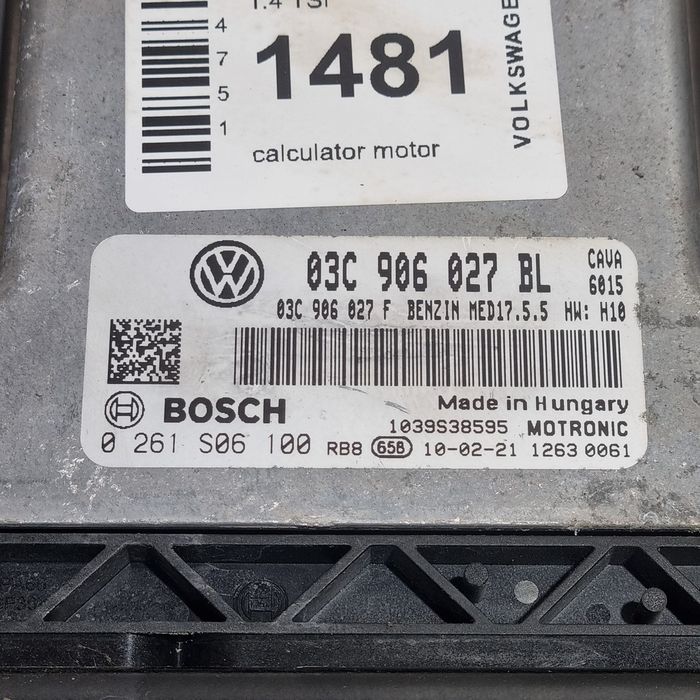 Calculator motor Volkswagen Tiguan 5N 1.4 TSI - 150CP Manuala CAVA Euro5