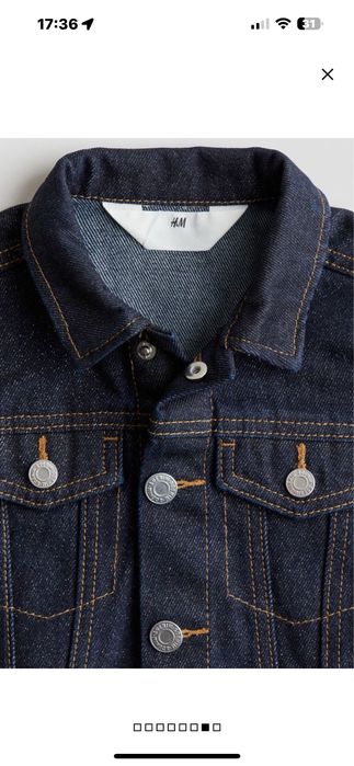 В наличии джинсовый пиджак для девочки от нм