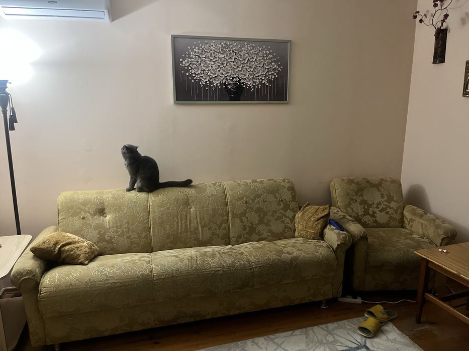 Диван с креслом