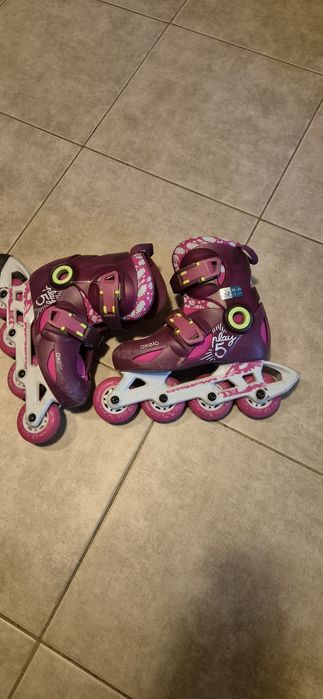 Role copii fete Oxelo reglabile 28-30