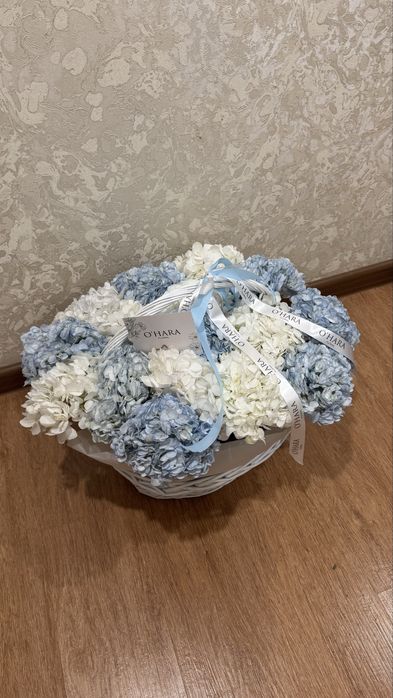 Цветы букет гортензия