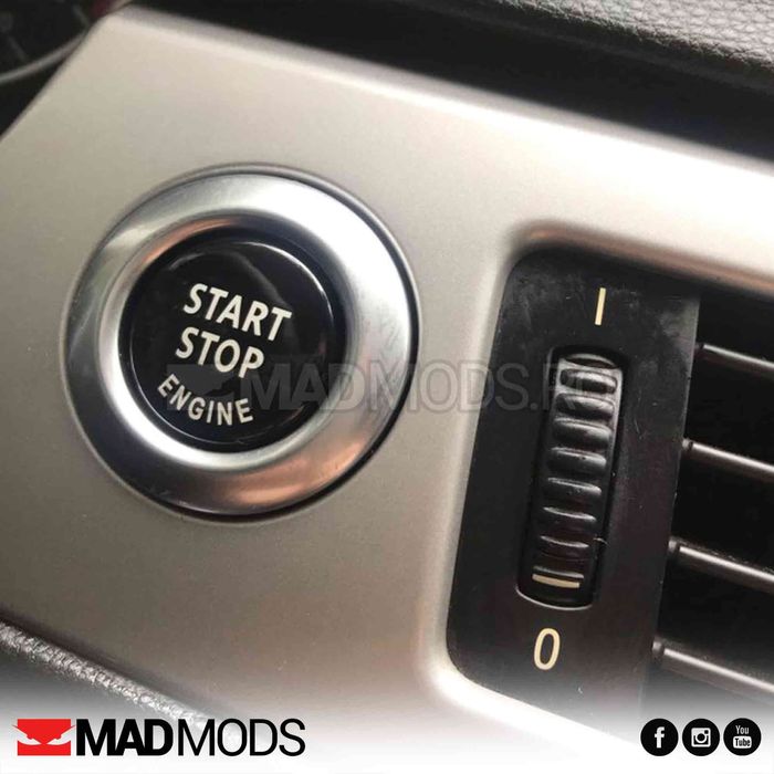 Buton pornire motor Start Stop Rosu Negru BMW E87 E90 E60 E84 E70 E71