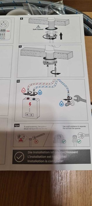 Instant electric apa calda 6000W