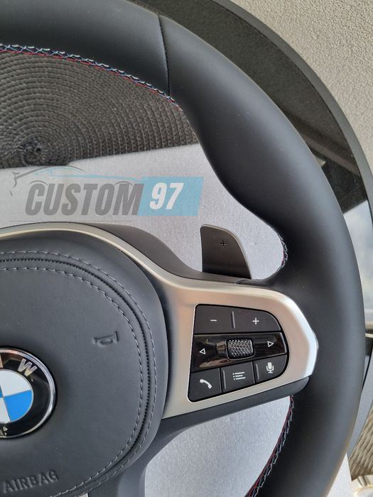 Volan  BMW M volane g20 g21 g30 g01 G1  G05  X3 X5 X6 X4  f40 seria 5, seria 7, piele, finisaje premium - volan stil pachet M