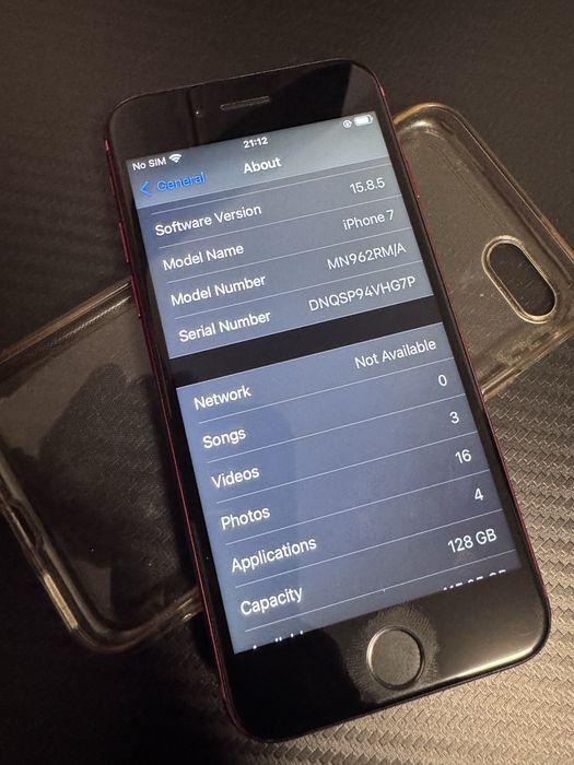 Iphone 7 128GB RED edition impecabil