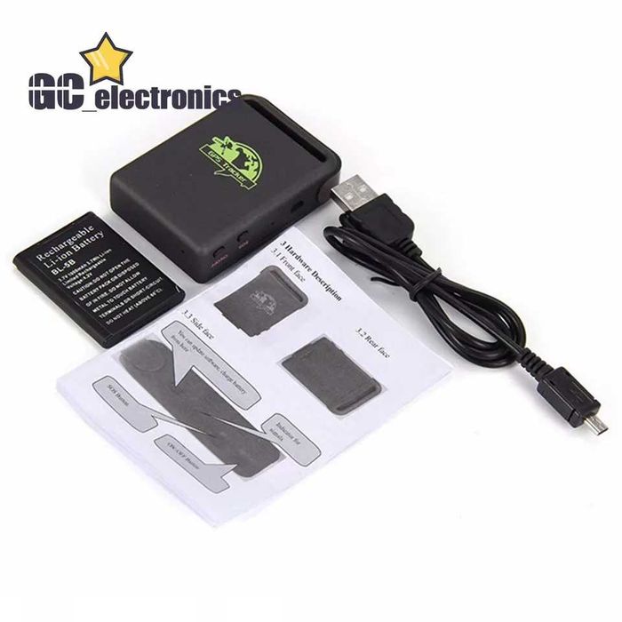GPS TRACKER TK102B проследяващо устройство за коли мотори Full