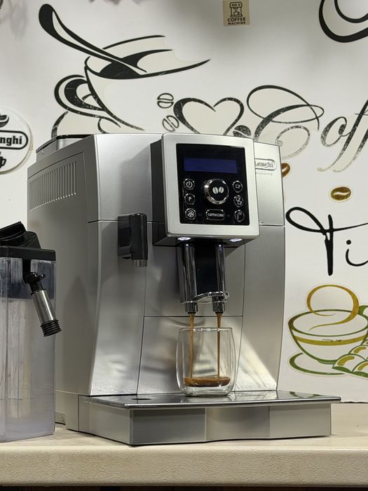 Кафемашина кафе автомат delonghi magnifica S cappuccino с гаранция