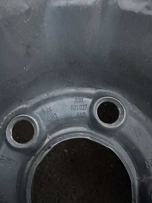 OEM железни джанти 14" 5х100 - VW, Skoda, Seat с тасове