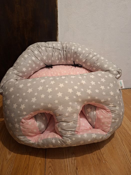 Барбарон за бебе сиво розово