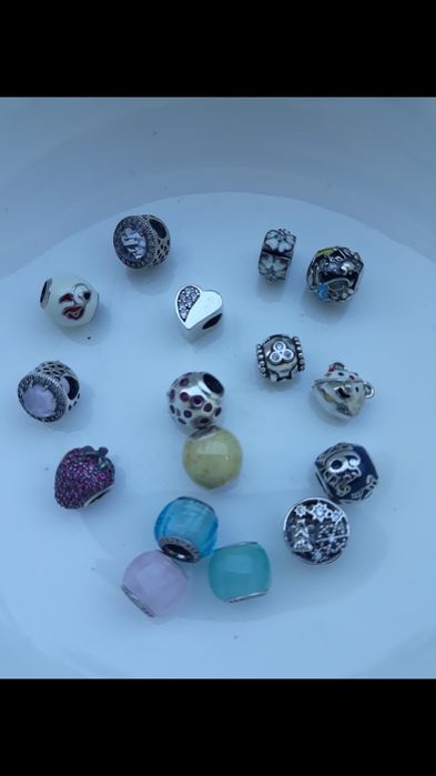 Продам шармики серебро Пандора