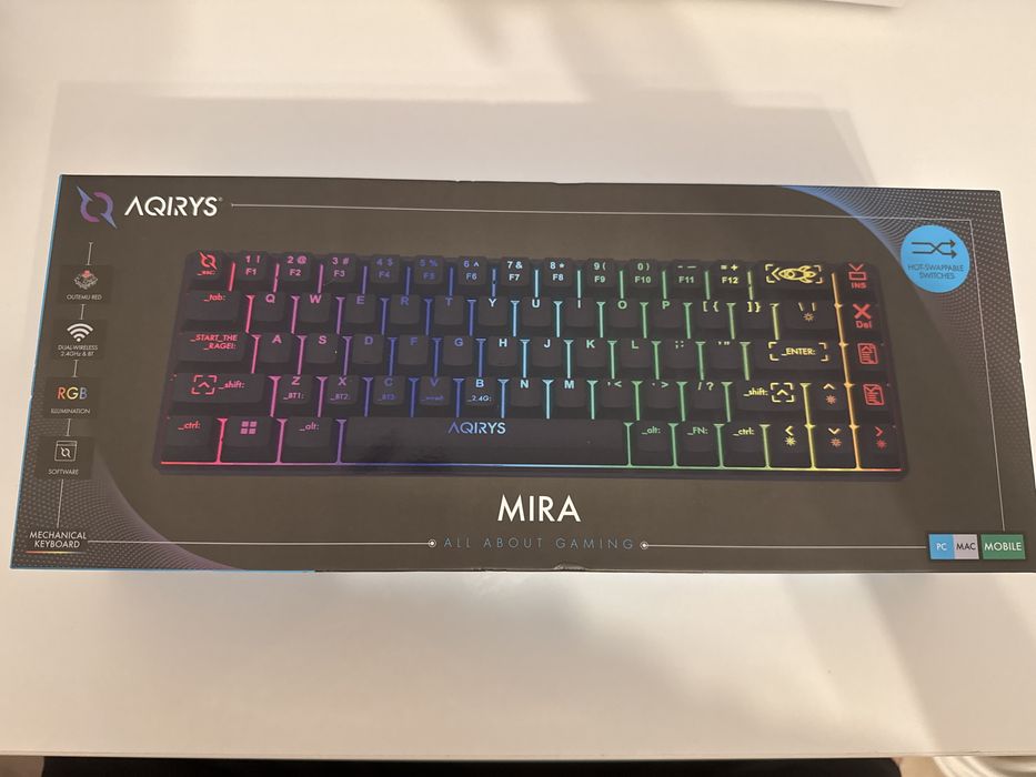 Tastatura tkl gaming wireless Aqirys mira