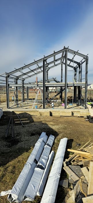 Vand hala metalica 8x20x4 panouri sandwich